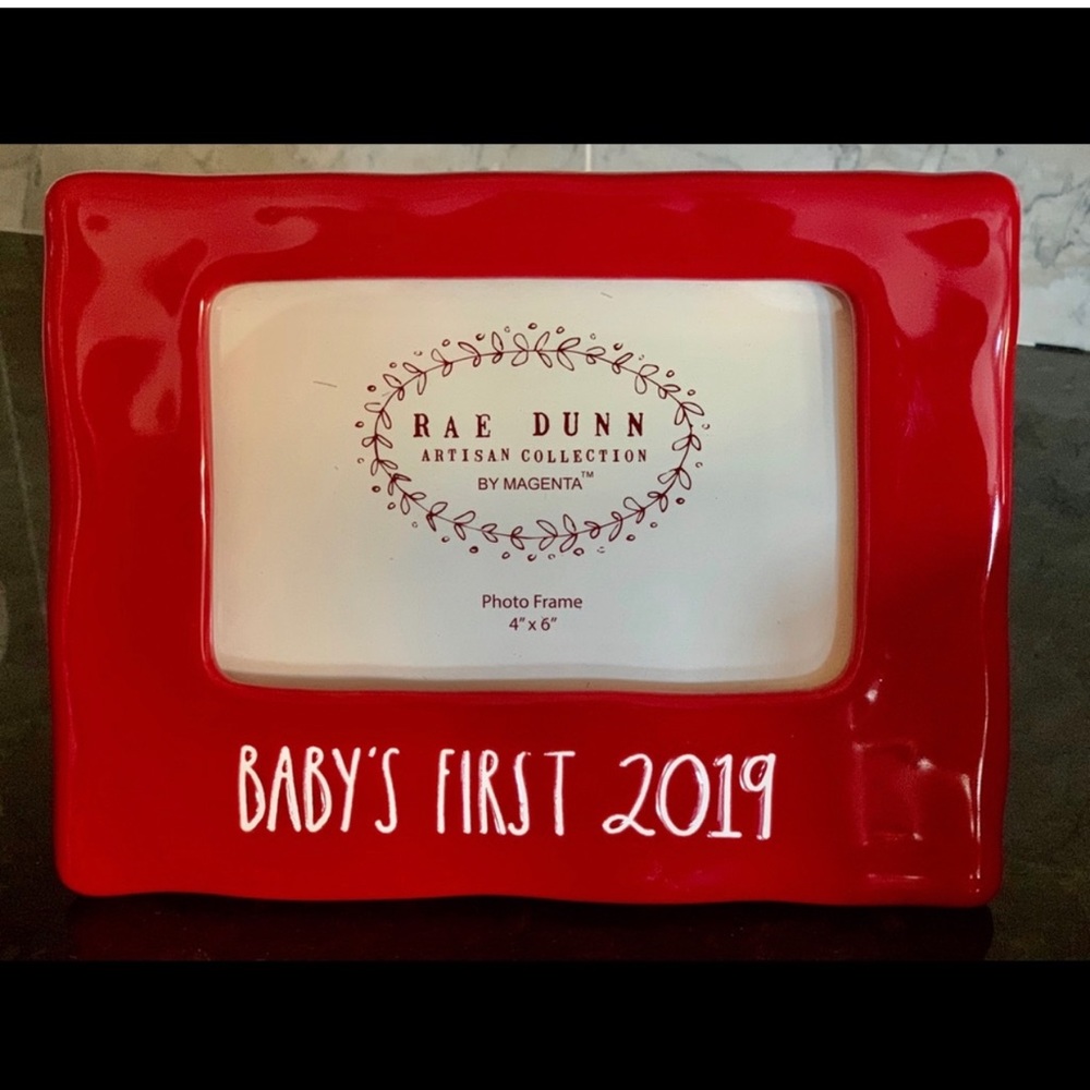 FOR @jtuton.  RAE DUNN 2019 Baby’s 1st Christmas frame